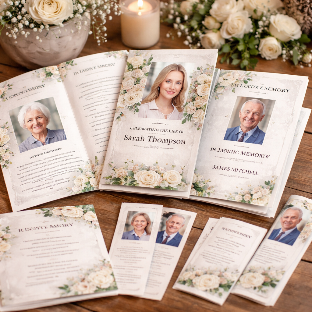 What Do Funeral Programs Look Like?