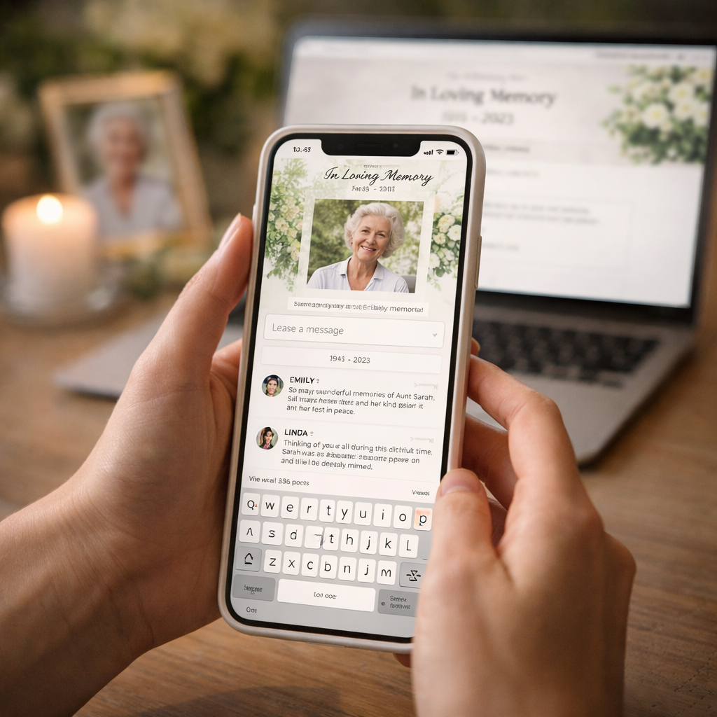 Tech-Savvy Remembrance: Creating a Living Digital Guest Book Memorial